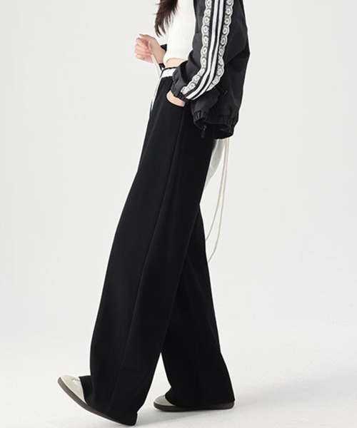 ReRe(リリ)の「ワイドシルエットスウェットパンツ(スウェットパンツ・レディース・ブラック/グレー/ネイビー・SMALL/MEDIUM/X-LARGE/LARGE)」の14枚目の写真