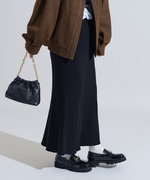 FREAK'S STORE(フリークスストア)の「リブマーメイドスカート(スカート・レディース・ブラック/ネイビー/チャコール/ブラウン・フリ-)」の19枚目の写真
