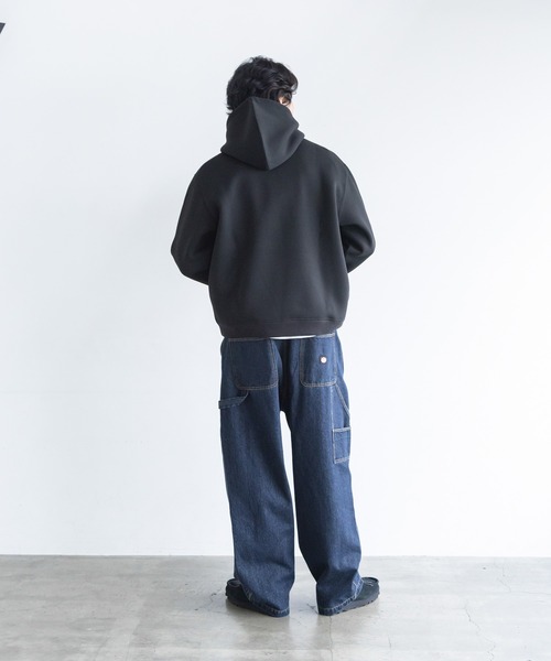 URBAN RESEARCH Sonny Label(アーバンリサーチサニーレーベル)の「カノコダンボールフーデッドパーカー(パーカー・メンズ・グリーン/グレー/ネイビー/ブラック・LARGE/MEDIUM)」の8枚目の写真