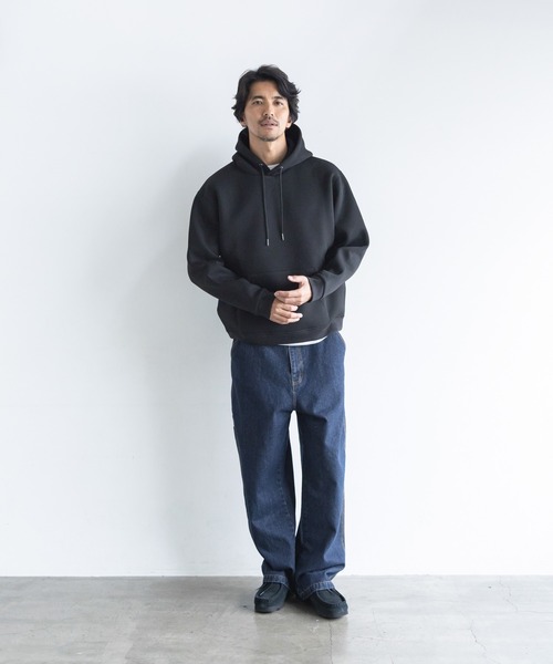 URBAN RESEARCH Sonny Label(アーバンリサーチサニーレーベル)の「カノコダンボールフーデッドパーカー(パーカー・メンズ・グリーン/グレー/ネイビー/ブラック・LARGE/MEDIUM)」の10枚目の写真
