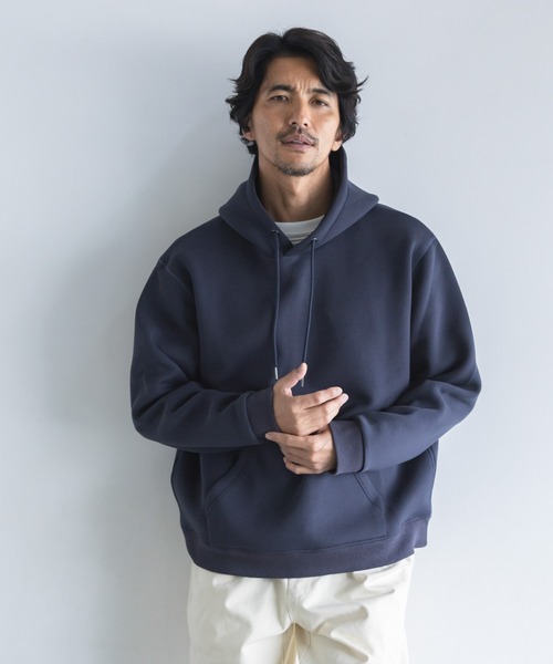 URBAN RESEARCH Sonny Label(アーバンリサーチサニーレーベル)の「カノコダンボールフーデッドパーカー(パーカー・メンズ・グリーン/グレー/ネイビー/ブラック・LARGE/MEDIUM)」の14枚目の写真