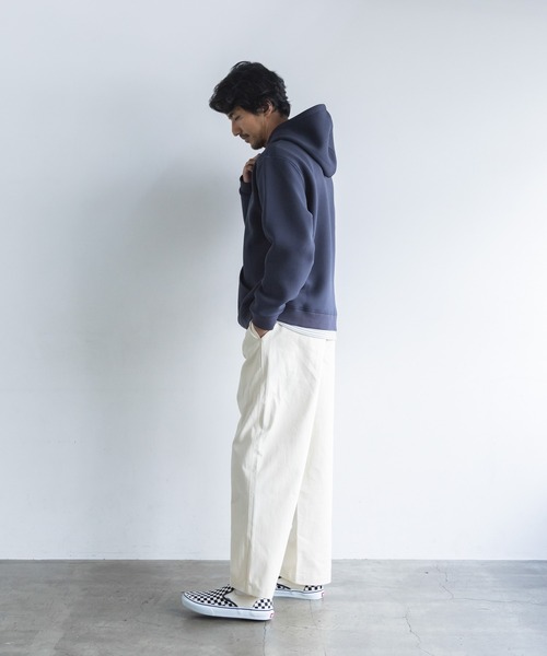 URBAN RESEARCH Sonny Label(アーバンリサーチサニーレーベル)の「カノコダンボールフーデッドパーカー(パーカー・メンズ・グリーン/グレー/ネイビー/ブラック・LARGE/MEDIUM)」の16枚目の写真