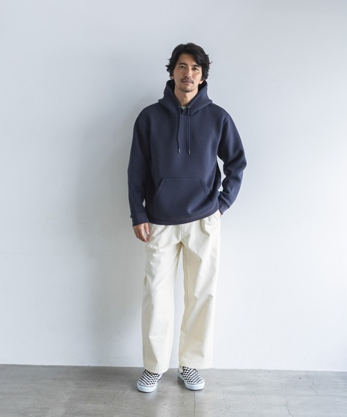URBAN RESEARCH Sonny Label(アーバンリサーチサニーレーベル)の「カノコダンボールフーデッドパーカー(パーカー・メンズ・グリーン/グレー/ネイビー/ブラック・LARGE/MEDIUM)」の18枚目の写真