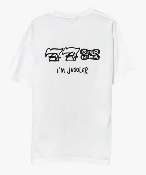 ROYAL FLASH（ロイヤルフラッシュ）の「guernika/ゲルニカ/ジャグリーPaint T-shirt（Tシャツ/カットソー・メンズ・ホワイト・L/XL/2XL）」の2枚目の写真