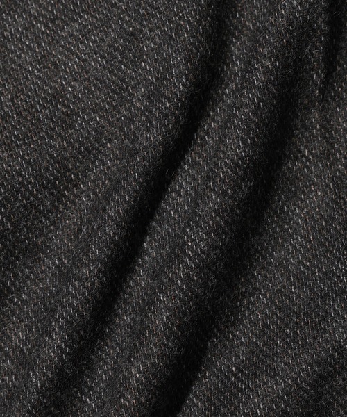 ADAM ET ROPE'(アダムエロペ)の「エコツイードワイドストレートスラックス(スラックス・メンズ・ベージュ/ブラック・M/L)」の4枚目の写真