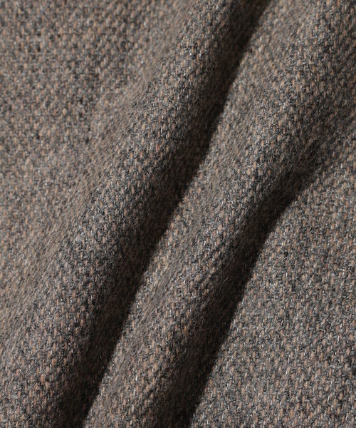 ADAM ET ROPE'(アダムエロペ)の「エコツイードワイドストレートスラックス(スラックス・メンズ・ベージュ/ブラック・M/L)」の5枚目の写真