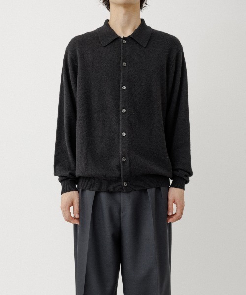 ADAM ET ROPE'（アダムエロペ）の「12GGカシミヤニットカーディガン（カーディガン/ボレロ・メンズ・ブラック・M/L）」の2枚目の写真