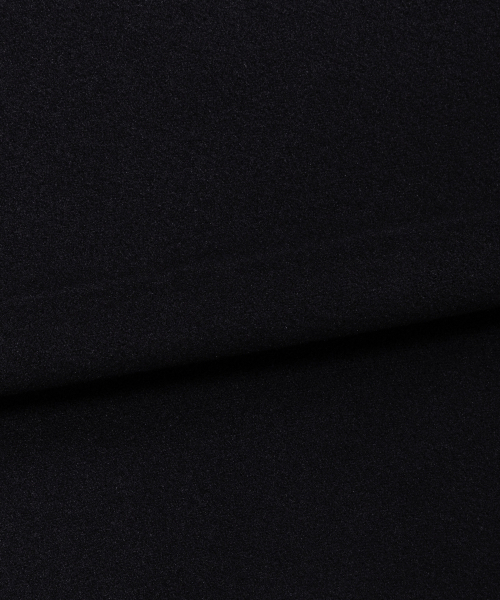 BASIC HOUSE（ベーシックハウス）の「レディース ウォーム ソフトタッチ 起毛 スリムフィット ハ   長袖Tシャツ ブラック（Tシャツ/カットソー・レディース・ブラック・100/90/85/95）」の2枚目の写真