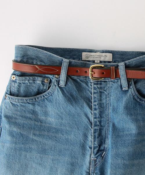 BEAUTY&YOUTH UNITED ARROWS(ビューティーアンドユースユナイテッドアローズ)の「BY TORY LEATHER ステッチベルト◆(ベルト・レディース・ブラック/ブラウン・FREE)」の6枚目の写真