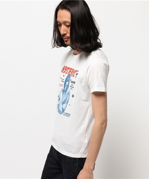 HYSTERIC GLAMOUR(ヒステリックグラマー)の「COVER GIRL2 pt T-SH(Tシャツ/カットソー・メンズ・ホワイト/グリーン/ブラック・LARGE/MEDIUM/SMALL/X-LARGE)」の8枚目の写真