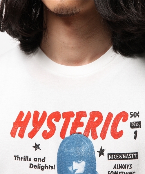 HYSTERIC GLAMOUR(ヒステリックグラマー)の「COVER GIRL2 pt T-SH(Tシャツ/カットソー・メンズ・ホワイト/グリーン/ブラック・LARGE/MEDIUM/SMALL/X-LARGE)」の10枚目の写真