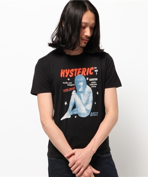 HYSTERIC GLAMOUR(ヒステリックグラマー)の「COVER GIRL2 pt T-SH(Tシャツ/カットソー・メンズ・ホワイト/グリーン/ブラック・LARGE/MEDIUM/SMALL/X-LARGE)」の5枚目の写真