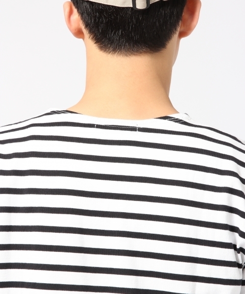 RAGEBLUE（レイジブルー）の「＜トレンドのロング丈＞40/2スリットロングカットソー/721230（Tシャツ/カットソー・メンズ・ホワイト/その他/グレー・MEDIUM/LARGE）」の16枚目の写真