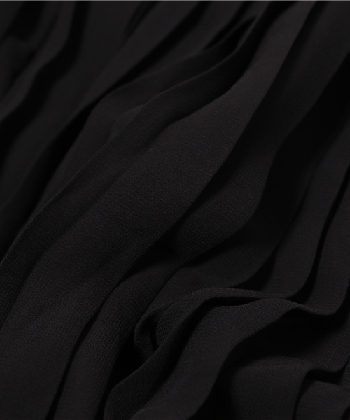 N.（N. Natural Beauty Basic）（エヌエヌナチュラルビューティーベーシック）の「シフォンプリーツスカ－ト（スカート・レディース・ボルドー/ブラック/イエロー/ピンク/ブラウン・MEDIUM）」の12枚目の写真