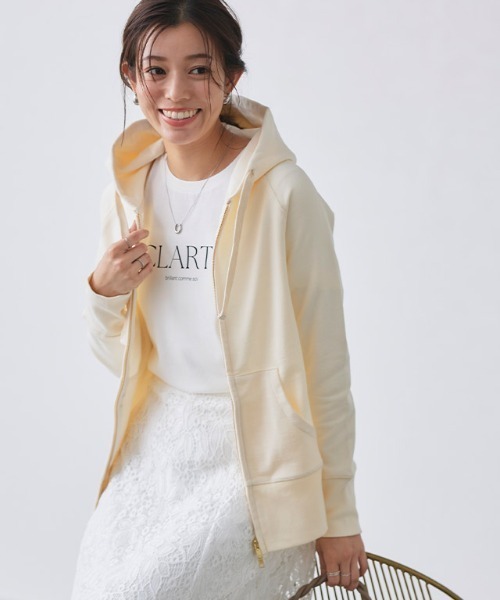 beeden ホワイト クロップド パーカー フード付き beeden ホワイト クロップド パーカー フード付き beeden