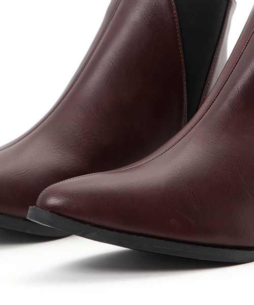 KOBE LETTUCE（コウベレタス）の「ポインテッドトゥフラットヒールサイドゴアブーツ（ブーツ・レディース・ブラウン/ブラック系その他/ベージュ/キャメル/ブラック系その他2/ブラウン系その他・LL/L/S/M）」の13枚目の写真