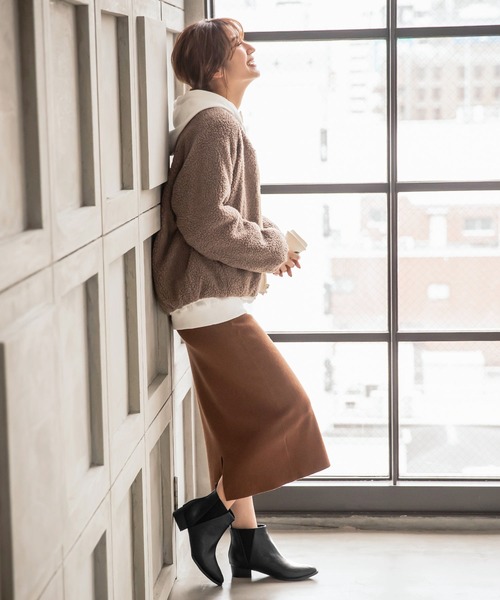 KOBE LETTUCE（コウベレタス）の「ポインテッドトゥフラットヒールサイドゴアブーツ（ブーツ・レディース・ブラウン/ブラック系その他/ベージュ/キャメル/ブラック系その他2/ブラウン系その他・LL/L/S/M）」の19枚目の写真