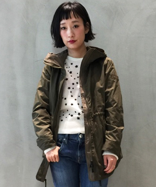 TATRAS(タトラス)の「TATRAS(タトラス)エクスクルーシブモッズコート(モッズコート・レディース・カーキ/ネイビー・2/1/3)」の1枚目の写真