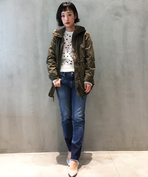 TATRAS(タトラス)の「TATRAS(タトラス)エクスクルーシブモッズコート(モッズコート・レディース・カーキ/ネイビー・2/1/3)」の3枚目の写真