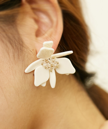 AMERICAN RAG CIE | AMERICAN RAG CIE　アクリルフラワーピアス【WEB限定】(ピアス（両耳用）)