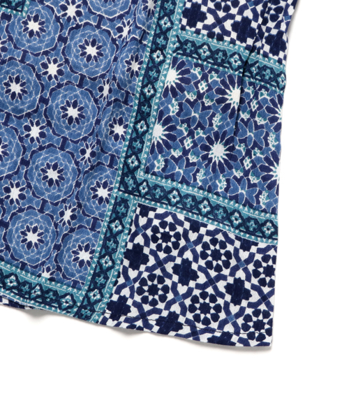 チャイハネ（チャイハネ）の「【チャイハネ】エスニック柄キッズキャミワンピース110cm（ワンピース・キッズ・ブルー/マルチ/ホワイト×ブルー/グリーン/ブラック×ホワイト/オレンジ系その他/ブラック×レッド・FREE）」の11枚目の写真