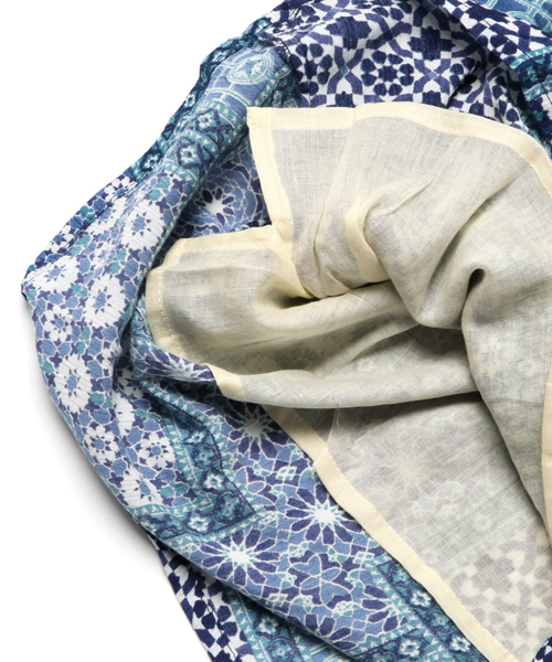 チャイハネ（チャイハネ）の「【チャイハネ】エスニック柄キッズキャミワンピース110cm（ワンピース・キッズ・ブルー/マルチ/ホワイト×ブルー/グリーン/ブラック×ホワイト/オレンジ系その他/ブラック×レッド・FREE）」の13枚目の写真