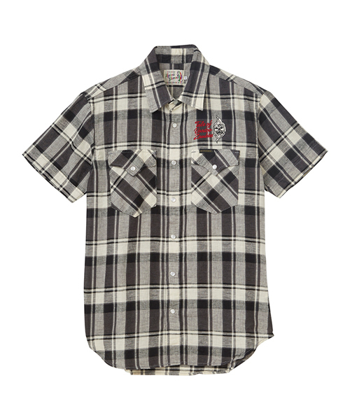 HYSTERIC GLAMOUR（ヒステリックグラマー）の「TALE OF VOODOO ZOMBIES刺繍 半袖ウエスタンシャツ（シャツ/ブラウス・メンズ・レッド系その他/グリーン系その他/グレー系その他・SMALL/MEDIUM/LARGE）」の10枚目の写真