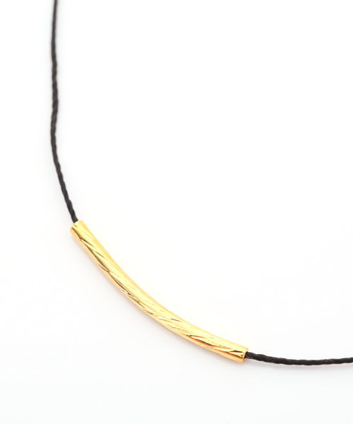 colleca la（コレカラ）の「ねじりパイプ・2連アンクレット（アンクレット・レディース・ベージュ/ブラック・FREE）」の7枚目の写真