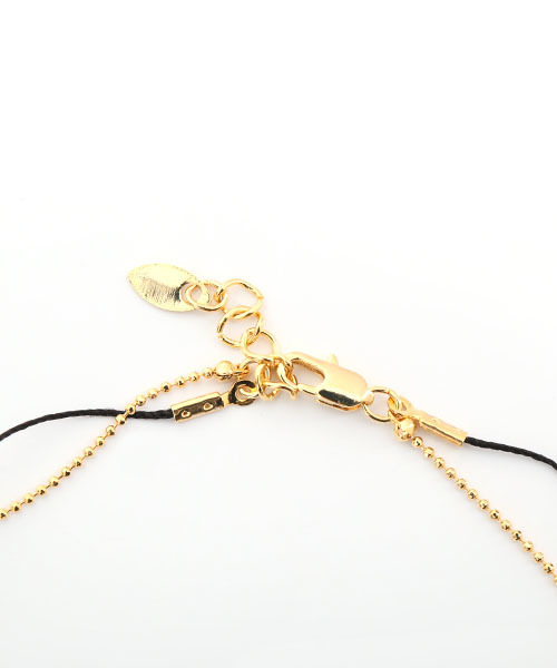 colleca la（コレカラ）の「ねじりパイプ・2連アンクレット（アンクレット・レディース・ベージュ/ブラック・FREE）」の9枚目の写真