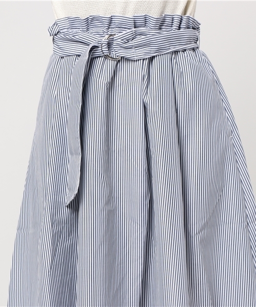 Heather（ヘザー）の「ギャザーフレアスカート　759742（スカート・レディース・ライトブルー/ネイビー・FREE）」の10枚目の写真