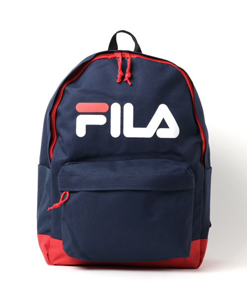 FILA(フィラ)の「WEGO/FILAデイパック(バックパック/リュック・メンズ・ブルー系その他/ネイビー/ブラック/トリコロール/ホワイト/その他1・FREE)」の3枚目の写真