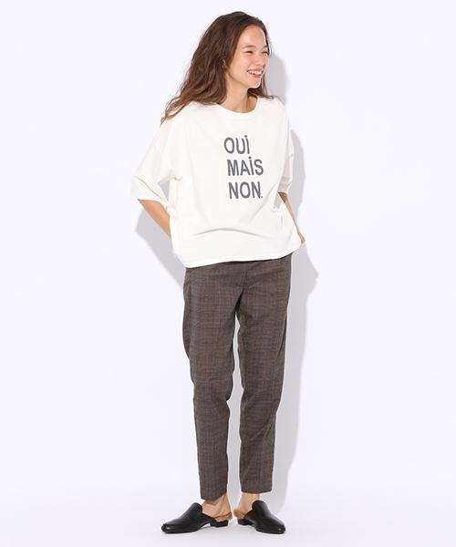 niko and...（ニコアンド）の「TRチェックテーパーパンツ（その他パンツ・レディース・ブラック/ブラウン/チャコール/ベージュ・4/3）」の14枚目の写真