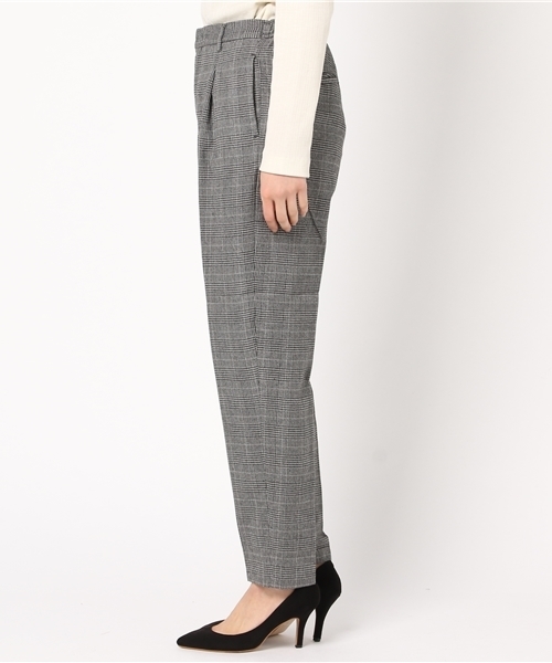 niko and...（ニコアンド）の「TRチェックテーパーパンツ（その他パンツ・レディース・ブラック/ブラウン/チャコール/ベージュ・4/3）」の6枚目の写真