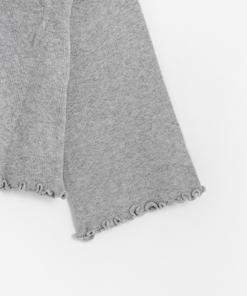 MAJESTIC LEGON（マジェスティックレゴン）の「【WEB限定価格】衿スカラップニットプルオーバー（ニット/セーター・レディース・アイボリー/ボルドー/ラベンダー/グレー/ブラック・MEDIUM）」の19枚目の写真