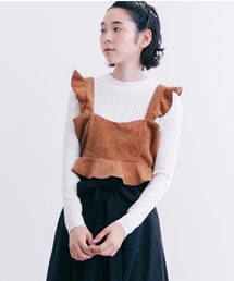 MERLOT | コーデュロイフリルビスチェ1192(キャミソール)