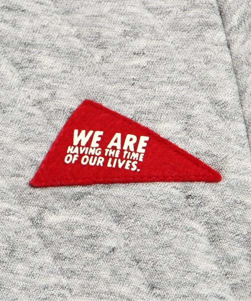 BREEZE（ブリーズ）の「ニットキルトトレーナー（スウェット・キッズ・カーキ/ネイビー/マスタード/グレー・80/90/95/100/110/120/130/140）」の10枚目の写真