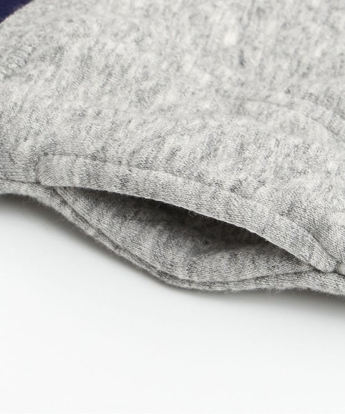 BREEZE（ブリーズ）の「ニットキルトトレーナー（スウェット・キッズ・カーキ/ネイビー/マスタード/グレー・80/90/95/100/110/120/130/140）」の9枚目の写真