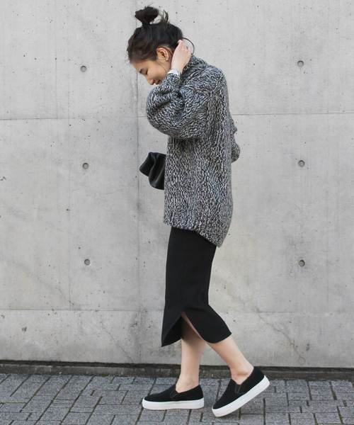 Deuxieme Classe（ドゥーズィエムクラス）の「トリアセジョーゼットペンシルスカート◆（スカート・レディース・ブラック・34/36/38）」の12枚目の写真