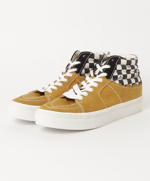 MYne（マイン）の「【MYne】hybrid hi cut sneaker（スニーカー・メンズ・ブラック/イエロー・40/41）」の14枚目の写真