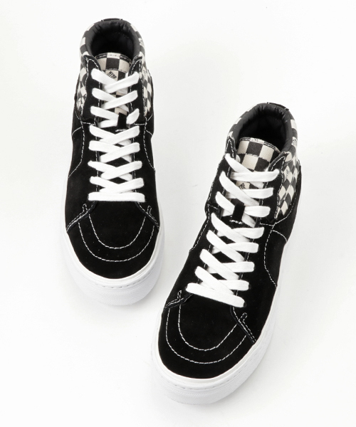 MYne（マイン）の「【MYne】hybrid hi cut sneaker（スニーカー・メンズ・ブラック/イエロー・40/41）」の10枚目の写真