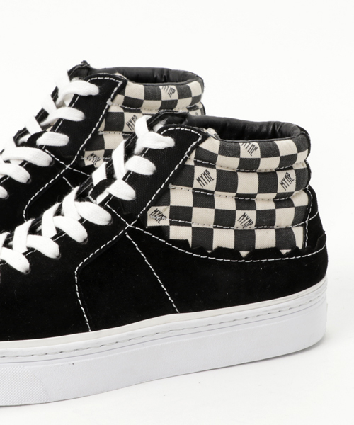MYne（マイン）の「【MYne】hybrid hi cut sneaker（スニーカー・メンズ・ブラック/イエロー・40/41）」の8枚目の写真