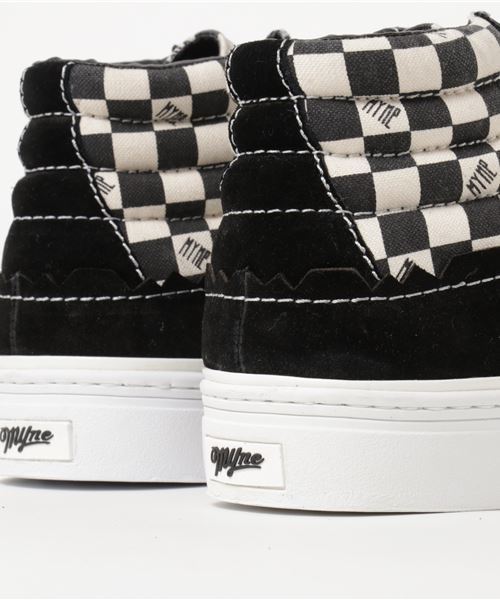 MYne（マイン）の「【MYne】hybrid hi cut sneaker（スニーカー・メンズ・ブラック/イエロー・40/41）」の4枚目の写真