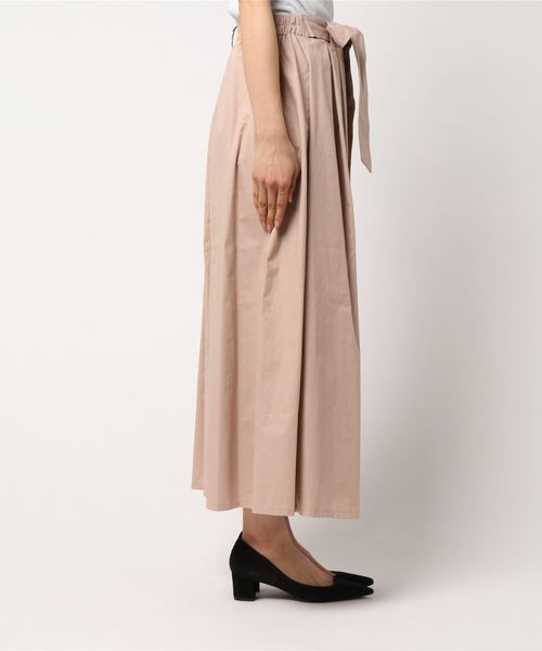 rps(アールピーエス)の「ウエストリボンチノタックスカート(スカート・レディース・カーキ/ネイビー/ベージュ・M)」の4枚目の写真