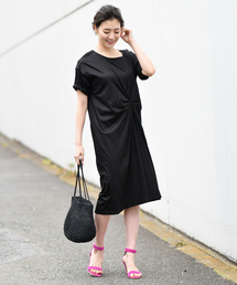 RIVE DROITE | リヨセルコットンスムースワンピース(ワンピース)