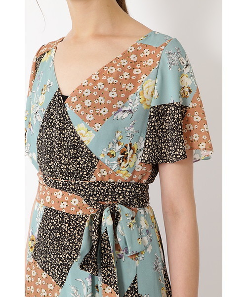 JILL STUART（ジルスチュアート）の「◆シアーミックスフラワーワンピース（ワンピース・レディース・ブラック/インディゴブルー・2/4）」の4枚目の写真