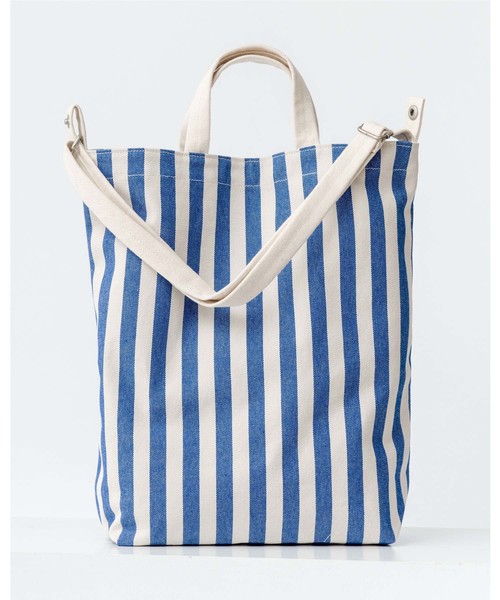 BAGGU(バグー)の「DUCK BAG 184.サマーストライプ/トートバッグ(トートバッグ・レディース・ストライプ・FREE)」の5枚目の写真