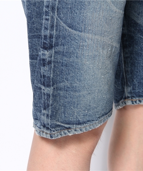 HUMAN MADE(ヒューマンメード)の「○HUMAN MADE / DAMAGED DENIM SHORTS(デニムパンツ・メンズ・インディゴブルー・SMALL/MEDIUM/LARGE)」の7枚目の写真