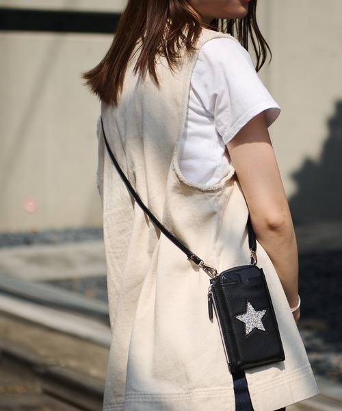 セール】Jelly星 スマホショルダーバッグ モバイルポーチ