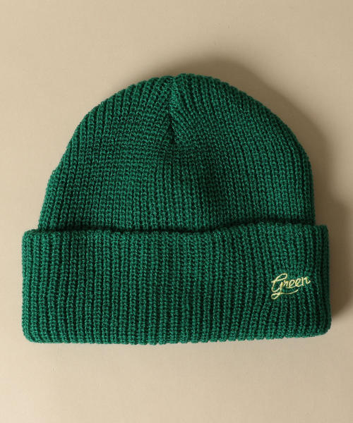 green label relaxing（グリーンレーベルリラクシング）の「GLR ソリッドワッチ（ニットキャップ/ビーニー・キッズ・ケリー/コバルトブルー/ネイビー/ピンク/ブラック/レッド/ホワイト・FREE）」の4枚目の写真