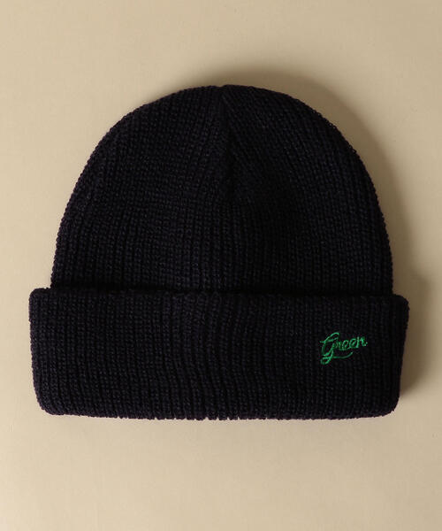 green label relaxing（グリーンレーベルリラクシング）の「GLR ソリッドワッチ（ニットキャップ/ビーニー・キッズ・ケリー/コバルトブルー/ネイビー/ピンク/ブラック/レッド/ホワイト・FREE）」の5枚目の写真